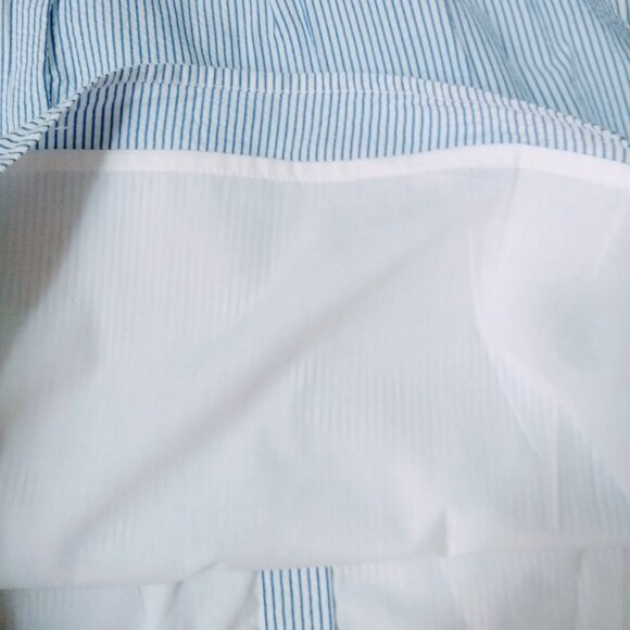 Button-front dress in seersucker Size 12 - Picture 8 of 11